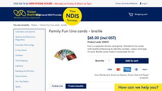 
                            10. Family Fun Uno cards - braille | eShop