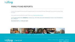 
                            11. Family Fund Reports - Lifesong for Orphans
