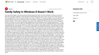 
                            7. Family Safety in Windows 8 Doesn't Work - Microsoft Community