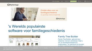 
                            5. Family Tree Builder - Gratis genealogie software - MyHeritage