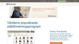 
                            2. Family Tree Builder - Kostnadsfritt släktforskningsprogram - MyHeritage