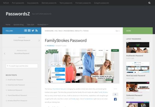 
                            11. FamilyStrokes Password | PasswordsZ