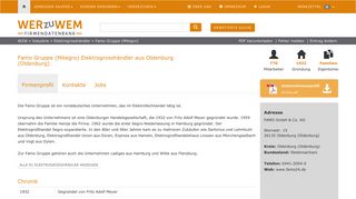 
                            2. Famo Gruppe (Mitegro) Elektrogrosshändler aus Oldenburg ...