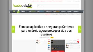 
                            11. Famoso aplicativo de segurança Cerberus para Android agora ...