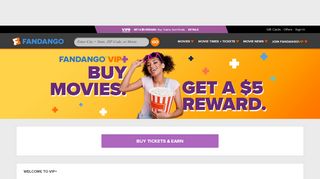 
                            3. Fandango VIP Plus Movie Theater Membership | Fandango