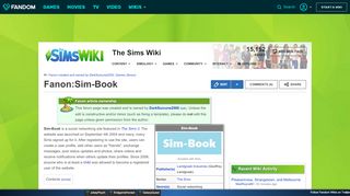 
                            13. Fanon:Sim-Book | The Sims Wiki | FANDOM powered by Wikia