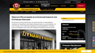 
                            3. Fanshop - Dynamo Dresden