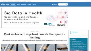
                            6. Fant sårbarhet i mye brukt norsk Sharepoint-løsning - Digi.no