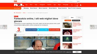 
                            8. Fantacalcio online, i siti web migliori dove giocare - FlopTV