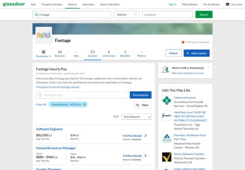 
                            11. Fantage Hourly Pay | Glassdoor