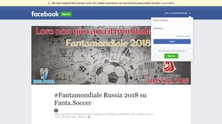 
                            4. #Fantamondiale Russia 2018 su Fanta.Soccer | Facebook