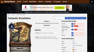 
                            8. Fantastic Revelation | Eternal Cards | Eternal Warcry