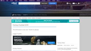 
                            1. Fantasy Football 2018 | Fantasy Football | Yahoo! Sports