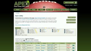 
                            13. Fantasy Football Leagues Available In Our Lobby