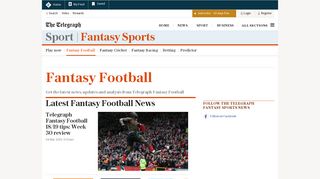 
                            2. Fantasy Football - The Telegraph