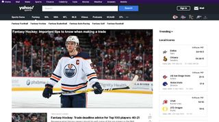 
                            7. Fantasy on Yahoo Canada Sports - News, Scores, Standings, Rumors ...