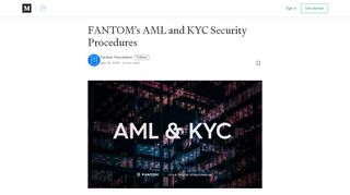 
                            9. FANTOM's AML and KYC Security Procedures – Fantom Foundation ...