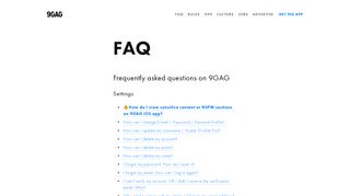 
                            5. FAQ — 9GAG