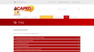 
                            9. FAQ | ACAPED