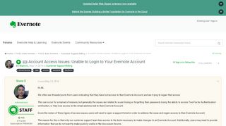 
                            1. [faq] Account Access Issues: Unable to Login to Your Evernote ...