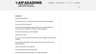 
                            10. FAQ - Aip Akademie