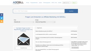 
                            9. FAQ - Alle Fragen und Antworten um Affiliate Marketing bei ADCELL