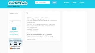 
                            6. FAQ - armsms send free anonymous sms to every number