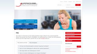 
                            8. FAQ | Aufstiegsjobs