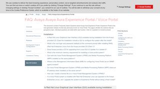 
                            13. FAQ: Avaya Avaya Aura Experience Portal / Voice Portal