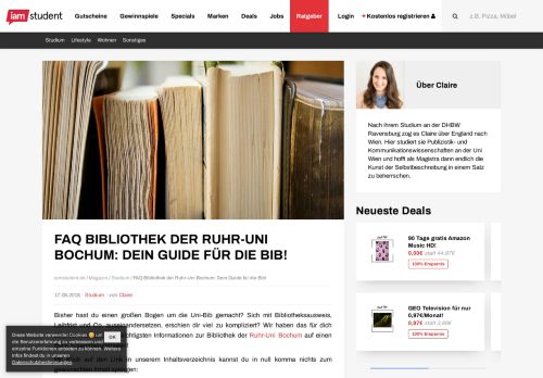 
                            8. FAQ Bibliothek der Ruhr-Uni Bochum: Dein Guide für die Bib ...