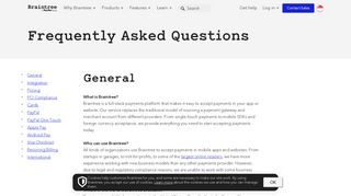 
                            12. FAQ | Braintree Payments