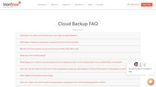 
                            11. FAQ - Cloud Backup - IronTree