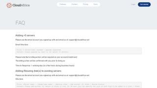 
                            6. FAQ - CloudAfrica