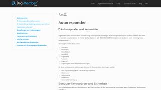 
                            12. F.A.Q. | DigiMember Hilfe