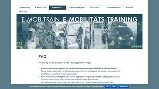 
                            7. FAQ – E-Mob-Train