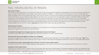 
                            10. FAQ - E-Paper der Sächsischen Zeitung