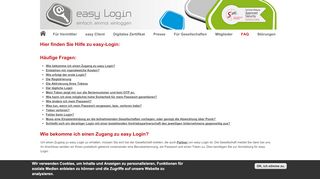 
                            3. FAQ | easy login