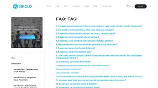 
                            12. FAQ: FAQ | Buat Toko Online Dengan Mudah ... - SIRCLO.com