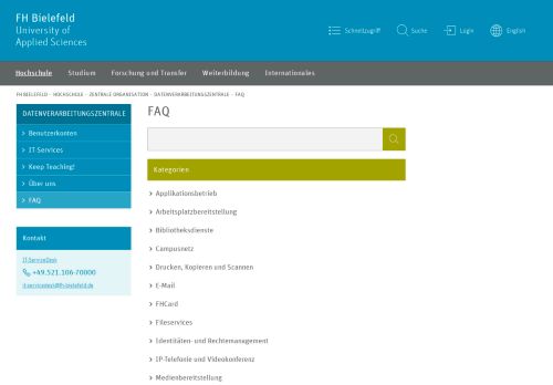 
                            6. FAQ | FH Bielefeld