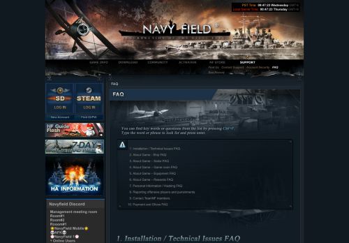 
                            1. FAQ - Fleet Mission (NavyFIELD) Forum