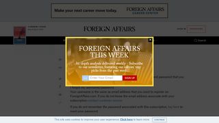
                            2. FAQ | Foreign Affairs