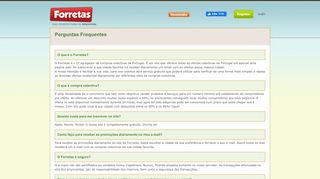 
                            13. FAQ - Forretas - Portal de Descontos