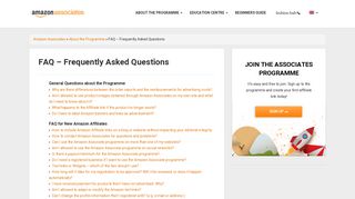 
                            12. FAQ - Frequently Asked Questions about Amazon Associates