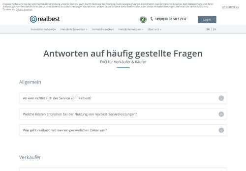 
                            11. FAQ für Immobilienverkäufer und Käufer | realbest.de