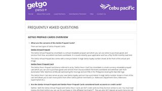 
                            6. FAQ - GetGo Prepaid CCART