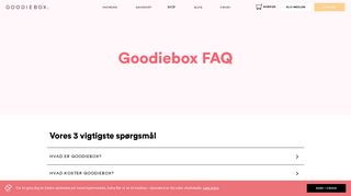 
                            6. FAQ | Goodiebox