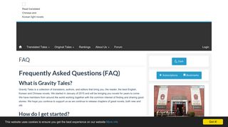 
                            1. FAQ - Gravity Tales