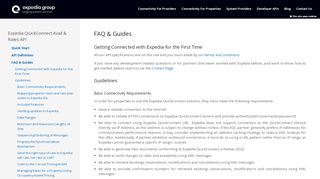 
                            12. FAQ & Guides - Expedia QuickConnect Avail & Rates API