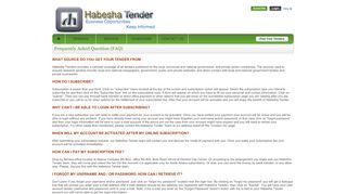 
                            8. FAQ - Habesha Tender Online Ethiopian Tenders Information Access