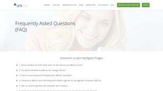 
                            11. FAQ (Häufig gestellte Fragen) - Affilicon